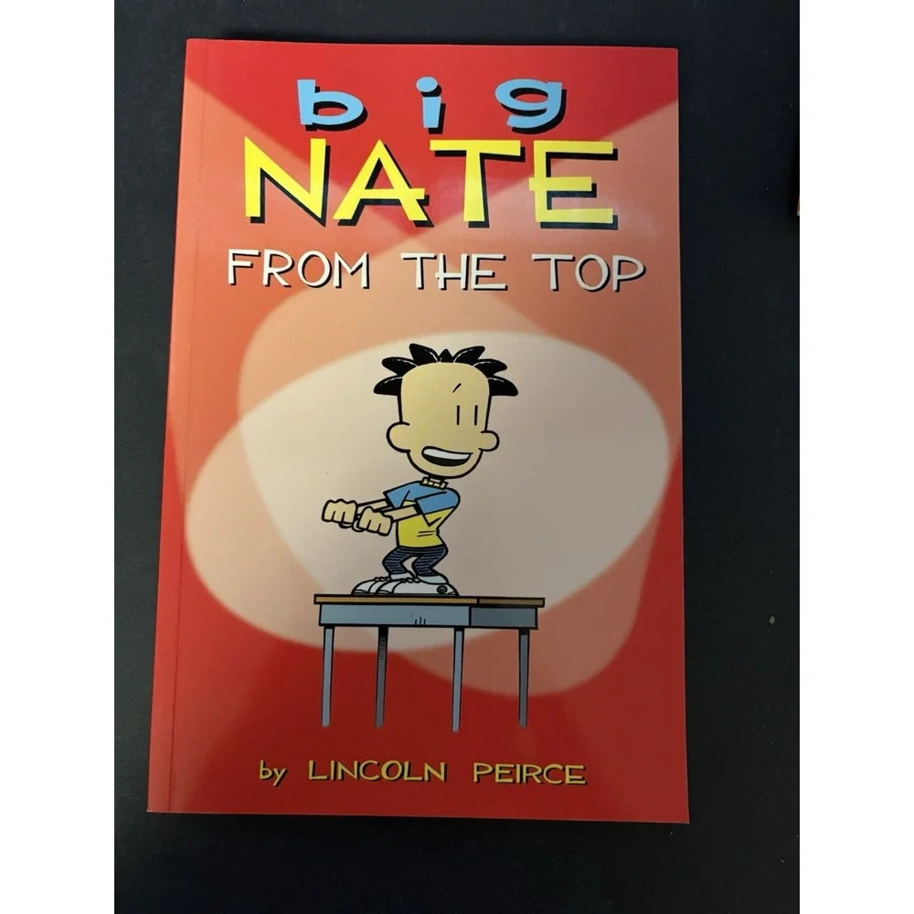 BIG NATE Book Lot of 5 by Lincoln Peirce – Funny Comic Series‎ – Scholastic Kids